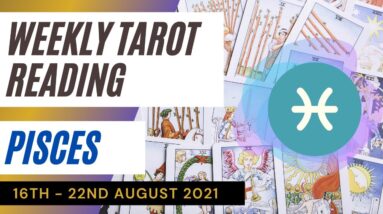 PISCES ♓️  Weekly Tarot 16th August 2021 |“Emptying out the INNER CLOSET!?”| #Pisces​#August #Tarot