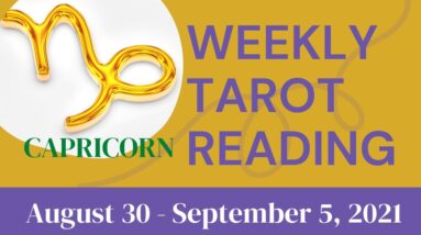 CAPRICORN ♑️Weekly Tarot 30th August 2021 |“Could Be, MAYBE, I DUNNO?”|  #Capricorn#September#Tarot