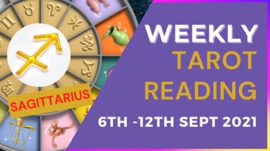 SAGITTARIUS ♐️ Weekly Tarot 6th September  2021 |“SPURRED on by EXTERNALS?!”| #Sagittarius​