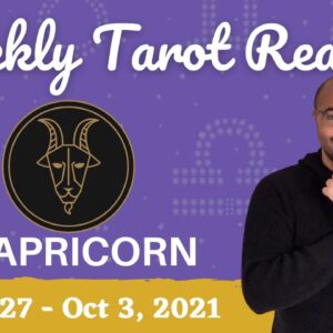 CAPRICORN ♑️ Weekly Tarot 27th SEPTEMBER 2021 |“This is THE BEGINNING!”| #September#Tarot