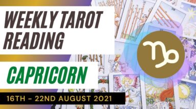 CAPRICORN ♑️ Weekly Tarot 16th August 2021 |“Going TOE TO TOE!”| #Capricorn#August#Tarot