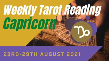 CAPRICORN ♑️ Weekly Tarot 23rd August 2021 |“You THE MAGICIAN!”| #Capricorn#August#Tarot