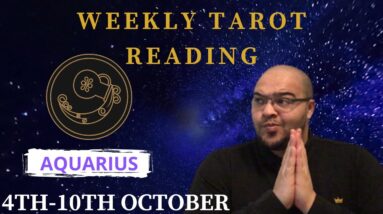 AQUARIUS ♒️ Weekly Tarot 4th October 2021 |“A VERY AQUARIUS WEEK!?”| #Tarot