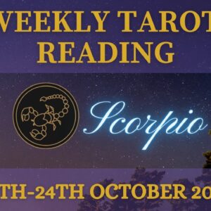 SCORPIO ♏️Weekly Tarot 18th October 2021 |“Be CAREFUL!”| #Scorpio#October