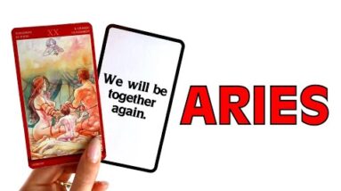 ARIES: It's Becoming CLEAR What This Is Between You Two!