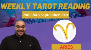 ARIES ♈️  Weekly Tarot 20th September 2021|“LONELY at the FOREFRONT?!”| #Aries​ #September​#Tarot