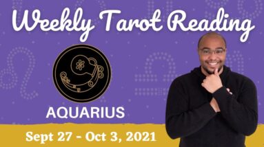 AQUARIUS ♒️ Weekly Tarot 27th September 2021 |“RETURNING back to YOU!”| #Tarot
