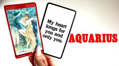 AQUARIUS: Just When You Were About To Give Up, THIS HAPPENS.. Mid June General Love Reading