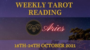 ARIES ♈️ Weekly Tarot 18th October 2021|“SO MUCH LIGHT to come!| #Aries​ #October​#Tarot