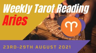 ARIES ♈️ Weekly Tarot 23rd August 2021 |“NEW EMOTIONAL perspectives!”| #Aries​ #August ​#Tarot