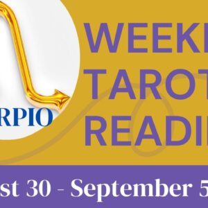 SCORPIO ♏️Weekly Tarot 30th August 2021 |“And SUDDENLY a NEW PATH OPENED up!”| #Scorpio #September