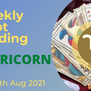 CAPRICORN ♑️Weekly Tarot 9th August 2021 |“There’s NO GETTING AROUND IT!”| #Capricorn#August#Tarot