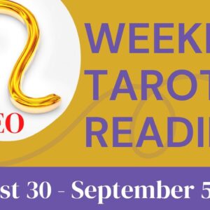 LEO ♌️Weekly Tarot 30th August 2021 |“A BIGGER week THAN EXPECTED!”| #Leo​ #September#Tarot