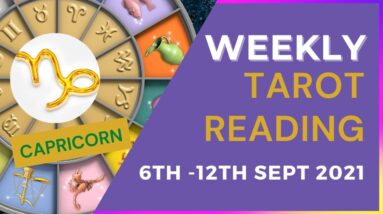 CAPRICORN ♑️ Weekly Tarot 6th SEPTEMBER 2021 |“POCKETS of GOODNESS!”| #Capricorn#September#Tarot