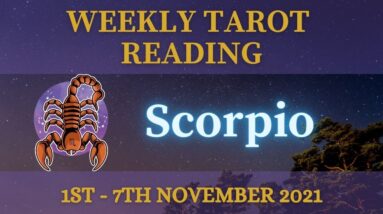 SCORPIO ♏️ 1st - 7th November 2021 Tarot | “STICK to your DECISION!” #ScorpioWeekly #ScorpioTarot