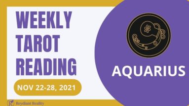 AQUARIUS weekly Tarot ♒️ 22nd - 28th November 2021 |“A REALISATION, CHANGES EVERYTHING?!” #Aquarius