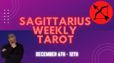 ♐️Sagittarius weekly Tarot | 6th - 12th December | #Sagittarius #WeeklyTarot