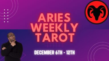 ♈️ ARIES weekly Tarot reading | 6th - 12th December 2021 | #Aries #WeeklyTarot