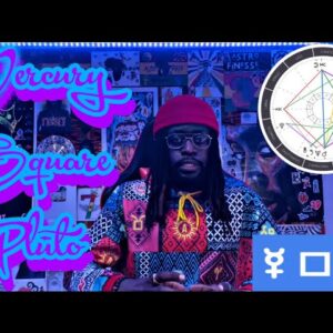 Mercury Square Pluto 🗣🔳😈 #PlutoSquares #MercurySquarePluto #Astrology #AstroFinesse