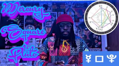 Mercury Square Pluto 🗣🔳😈 #PlutoSquares #MercurySquarePluto #Astrology #AstroFinesse