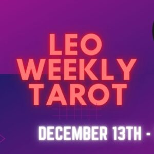 ♌️ LEO weekly Tarot reading | 13th - 19th December 2021 | #Leo #WeeklyTarot
