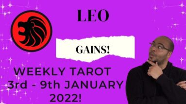 ♌️LEO weekly tarot | 3rd - 9th January 2022 | “Giving to GAIN!” #ReydiantLeo