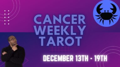 ♋️ CANCER weekly Tarot reading | 13th - 19th December 2021 | #Cancer #WeeklyTarot