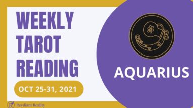 AQUARIUS ♒️ Weekly Tarot 25th October 2021 |“FAITH is tested this week!”| #Tarot #Aquarius