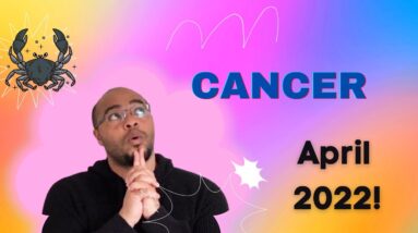 CANCER ♋️ April 2022 Tarot |“RELEASING doubts!”| #ReydiantCancer