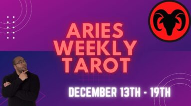 ♈️ #ARIES weekly Tarot reading | 13th - 19th December 2021 | #Aries #WeeklyTarot