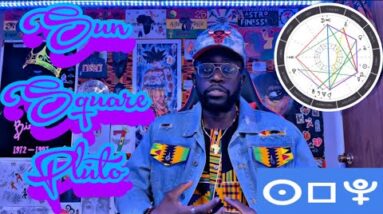 Sun Square Pluto 🌞🔳😈 #PlutoSquares #SunSquarePluto #Astrology #AstroFinesse