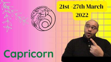 ♑️ CAPRICORN weekly tarot 21st - 27th March 2022 |“YOU SHOWING UP OR NAH?!”| #ReydiantCapricorn