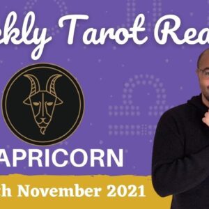 CAPRICORN ♑️Weekly Tarot | 8th - 14th November 2021 | “An BREAK in the EVENTS?!” #CapricornTarot