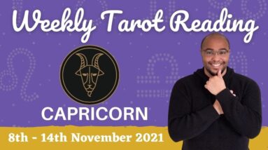 CAPRICORN ♑️Weekly Tarot | 8th - 14th November 2021 | “An BREAK in the EVENTS?!” #CapricornTarot