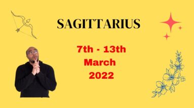 SAGITTARIUS ♐️ weekly tarot 7th -13th March 2022 |“Straight to THE HEART!?”|  #ReydiantSagittarius