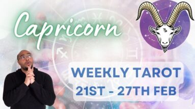 ♑️ CAPRICORN weekly tarot 21st - 27th Feb 2022 | “MOMENTUM activated!” | #ReydiantCapricorn