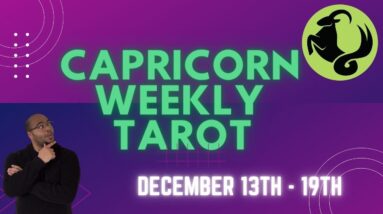 ♑️ CAPRICORN weekly Tarot reading | 13th - 19th December 2021 | #Capricorn #WeeklyTarot