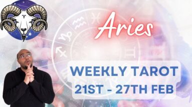 ♈️ ARIES weekly tarot 21st - 27th Feb 2022 | “Tomorrow is CALLING!” | #ReydiantAries