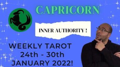♑️CAPRICORN weekly Tarot Reading for 24th - 30th Jan 2022 “YOU the AUTHORITY?!” | #ReydiantCapricorn