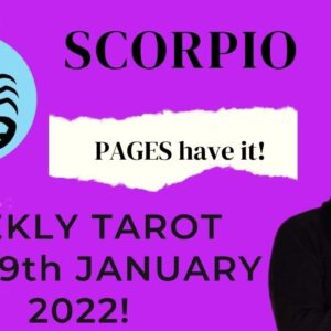 ♏️SCORPIO tarot reading | 3rd - 9th January 2022 | “ALL PAGES TURN?!” #ReydiantScorpio