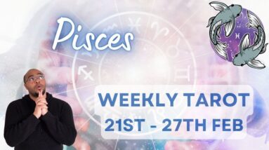 ♓️ PISCES weekly tarot 21st - 27th Feb 2022 | “A SHIFT in the fabric!” | #ReydiantPisces
