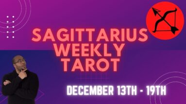 ♐️ SAGITTARIUS weekly Tarot reading | 13th - 13th December 2021 | #Sagittarius #WeeklyTarot