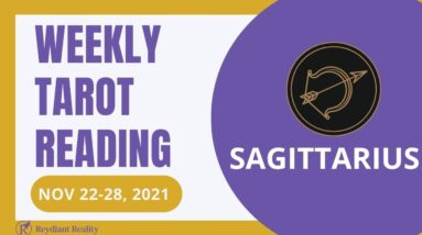SAGITTARIUS weekly Tarot ♐️ 22nd - 28th November 2021 | “ADVANCEMENT but move SLOW!”