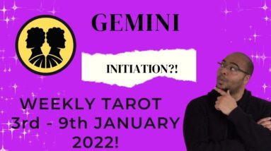 ♊️ GEMINI weekly tarot | 3rd - 9th January 2022 “Are you READY for INITIATION!” #ReydiantGemini