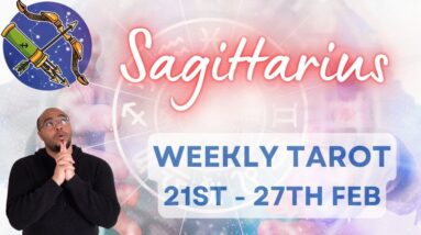 ♐️ SAGITTARIUS weekly tarot 21st - 27th Feb 2022 | “CHOICES, CHOICES!” | #ReydiantSagittarius
