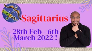 SAGITTARIUS ♐️ weekly Tarot 28th Feb - 6th March 2022 | “RUN, SAGGY RUN!” | #ReydiantSagittarius