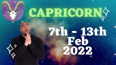 CAPRICORN ♑️ weekly tarot 7th - 13th Feb 2022 | “When that REBOOT hits!” | #ReydiantCapricorn