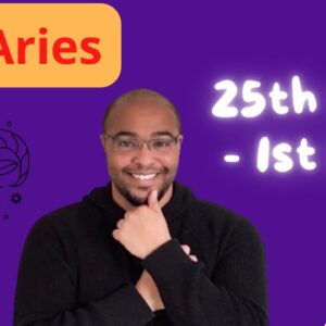 ARIES ♈️ weekly tarot 25th April - 1st May |“A FRESH START all round?!”| #ReydiantAries
