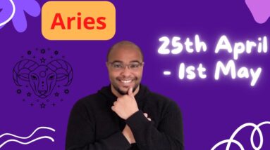 ARIES ♈️ weekly tarot 25th April - 1st May |“A FRESH START all round?!”| #ReydiantAries