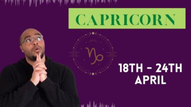 CAPRICORN ♑️ weekly tarot 18th -24th April 2022 |“ILLUMINATING VULNERABILITY!?”| #ReydiantCapricorn